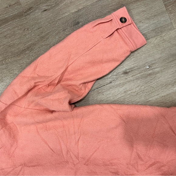 Oversized Long Sleeve Button Down Shirt Jacket Soft Comfy Casual - Picture 4 of 4